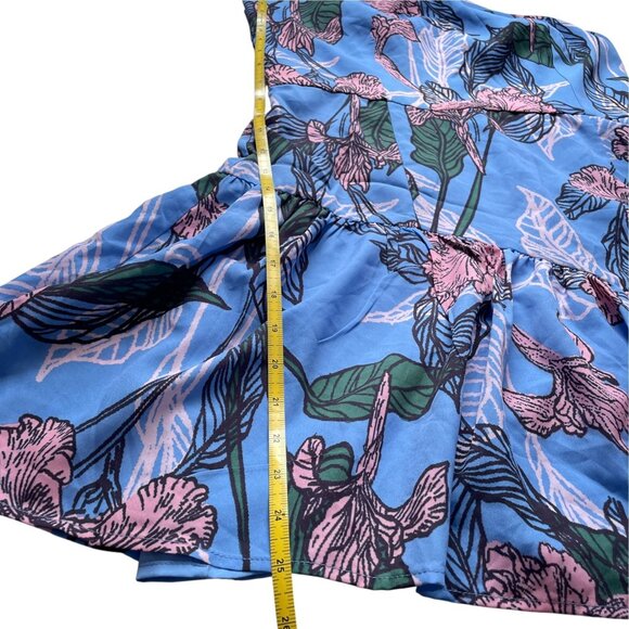 Hutch Renata Halter Mini Dress Peri Inked Iris NWT Anthropologie - Picture 12 of 16